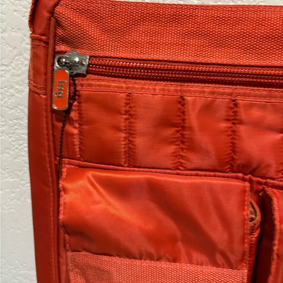 Lug Orange Quilted Crossbody Bag - Picture 4 of 8